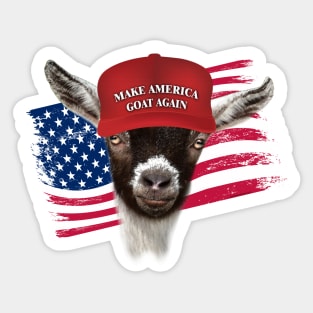 Make America GOAT Again Pygmy Goat Sticker